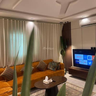 فلیٹ 1 غرفة نوم للايجار في الملقا، ابن شريم - غرفة وصالة حي الملقا