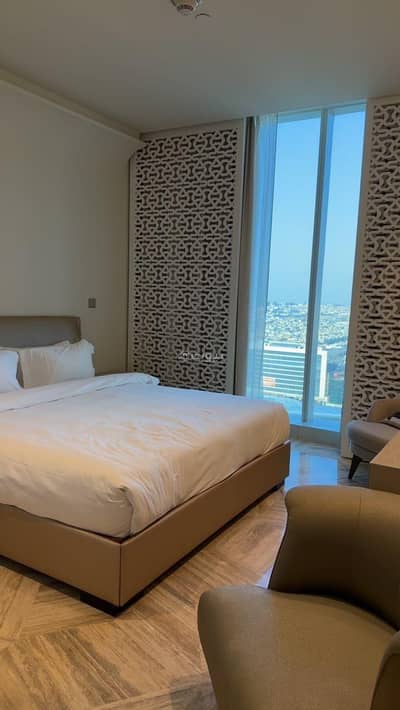 1 Bedroom Apartment for Rent in North Riyadh, Riyadh - One-bedroom apartment with a living room, a kitchen, and two bathrooms for rent in DAMAC Tower, furnished with luxury Fendi 1 Bedroom Apartment for Rent in North Riyadh, Riyadh - One-bedroom apartment with a living room, a kitchen, and two bathrooms for rent in DAMAC Tower, furnished with luxury Fendi