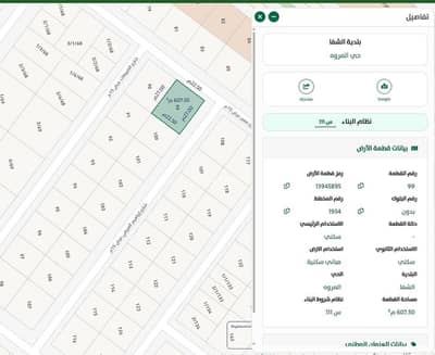 ارض سكنية  للايجار في جنوب الرياض، الرياض - أرض للإيجار في شارع صعبر, حي المروة, مدينة الرياض, منطقة الرياض