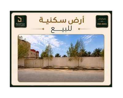 ارض سكنية للبيع في العيون، المدينة المنورة - ارض سكنية بموقع هادئ وواجهة مباشرة على الشارع ارض سكنية للبيع في العيون، المدينة المنورة - ارض سكنية بموقع هادئ وواجهة مباشرة على الشارع