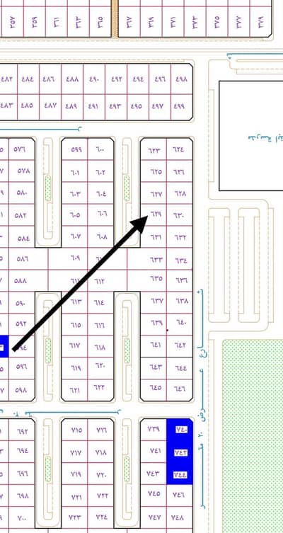 Residential Land for Sale in Qurtubah, Hafar Al Batin - For sale: land in Qurtuba district, plan 85/H, parking west