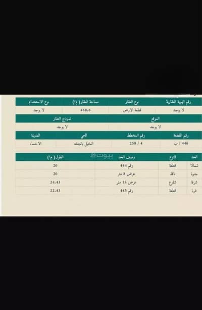 Residential Land for Sale in Al Nakhil1, Al Ahsa - Residential Land for sale in Al Nakhil1, Al Ahsa