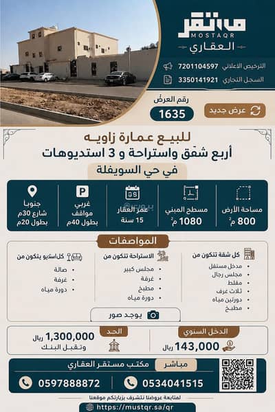 Residential Building for Sale in Al Suwayfilah Hail, Hail - Building For Sale in Al Suwaiflah, Hail Residential Building for Sale in Al Suwayfilah Hail, Hail - Building For Sale in Al Suwaiflah, Hail