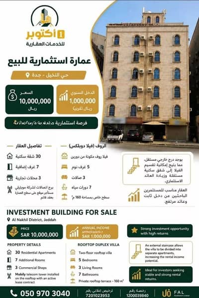 5 Bedroom Residential Building for Sale in North Jeddah, Jeddah - Building For Sale in Al Nakheel, Jeddah 5 Bedroom Residential Building for Sale in North Jeddah, Jeddah - Building For Sale in Al Nakheel, Jeddah