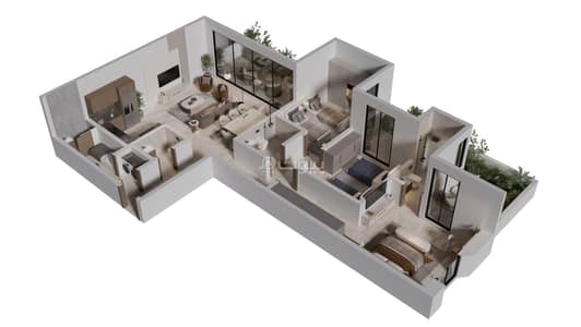 3 Bedroom Flat for Sale in North Riyadh, Riyadh - Floor for sale in Al Qirawan, North Riyadh