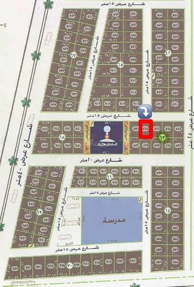 Residential Land for Sale in Al Hada, Al Kharj Riyadh Region - For sale: an exceptional location land plot No. 868 in Al-Hada 6th neighborhood, Al-Kharj