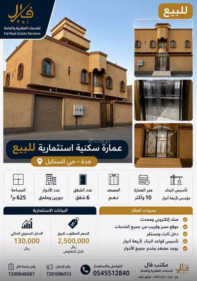 10+ Beds Residential Building for Sale in South Jeddah, Jeddah - Investment residential building for sale