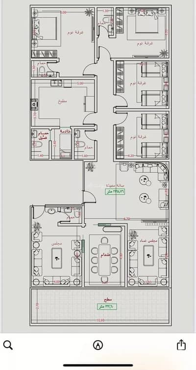 4 Bedroom Flat for Sale in North Jeddah, Jeddah - Apartment for sale in Al-Nuzha, Jeddah