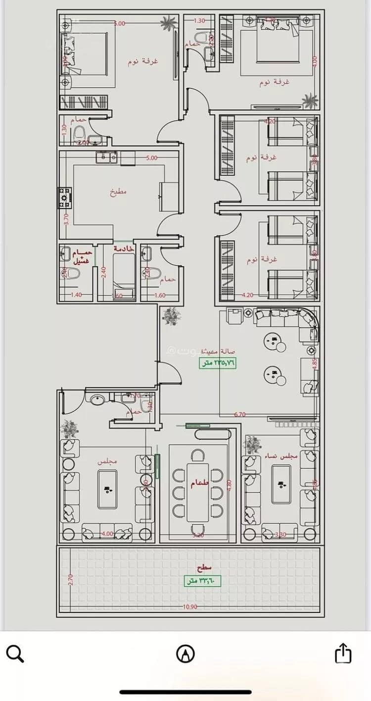 Apartment for sale in Al-Nuzha, Jeddah Apartment for sale in Al-Nuzha, Jeddah