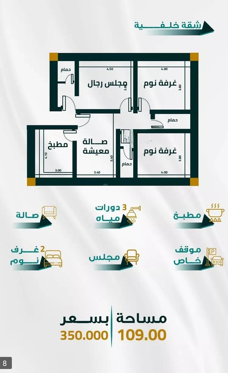 Apartment For Sale in Al Fayhaa, Jeddah Apartment For Sale in Al Fayhaa, Jeddah