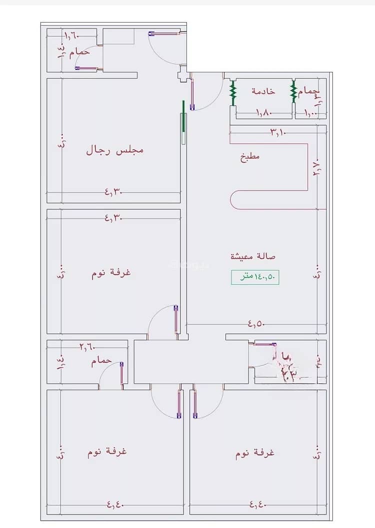 Apartment For Sale in Al Jameah District, Jeddah Apartment For Sale in Al Jameah District, Jeddah