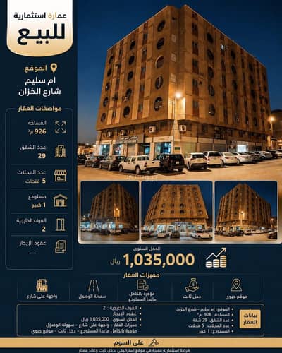 Residential Building for Sale in Central Riyadh, Riyadh - Apartment for sale in Umm Salim, Riyadh
