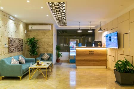 1 Bedroom Flat for Rent in North Jeddah, Jeddah - Luxury apartment with a bedroom and a living room with king size bed Unit 2