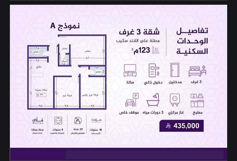 Three-bedroom apartment for sale in Al-Fayha, Jeddah Three-bedroom apartment for sale in Al-Fayha, Jeddah