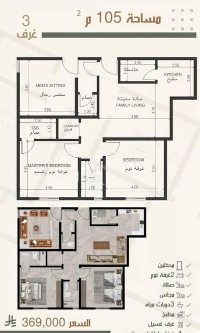 3 Bedroom Flat for Sale in North Jeddah, Jeddah - Apartment for Sale in Al Nuzhah, North Jeddah 3 Bedroom Flat for Sale in North Jeddah, Jeddah - Apartment for Sale in Al Nuzhah, North Jeddah