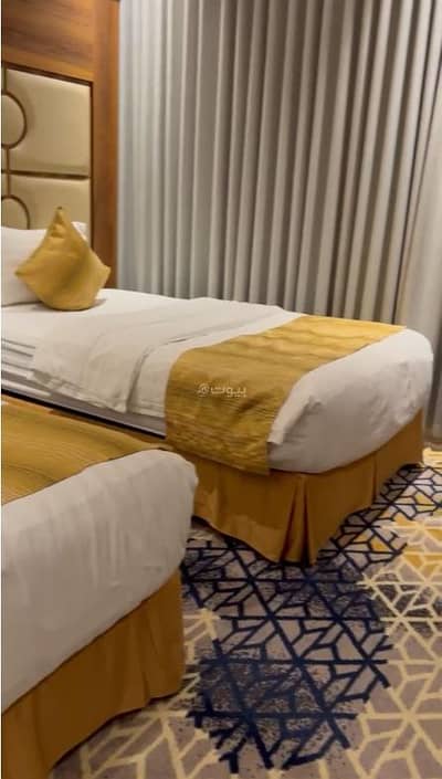 1 Bedroom Flat for Rent in North Jeddah, Jeddah - Twin room with two single beds unit#2