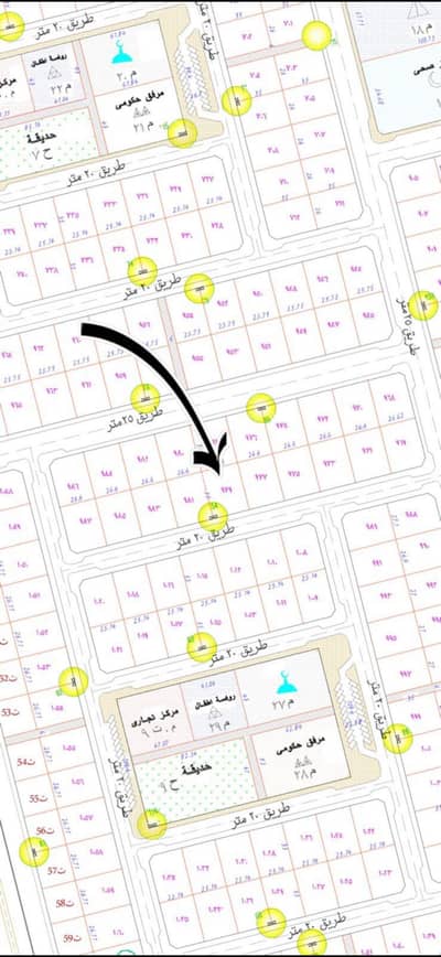 Residential Land for Sale in Hafar Al Batin - For sale: land in Al-Raed neighborhood, Plot 163/H