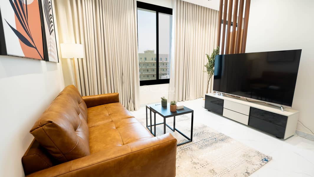A stylish furnished apartment, one bedroom and a living room in Al-Faysaliah district – Jeddah | Elegant design, exceptional comfort, and complete amenities A stylish furnished apartment, one bedroom and a living room in Al-Faysaliah district – Jeddah | Elegant design, exceptional comfort, and complete amenities