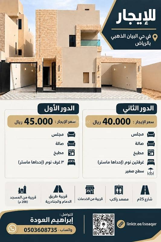 For rent: an apartment in the Al-Bayan Al-Dhahabi neighborhood in Riyadh For rent: an apartment in the Al-Bayan Al-Dhahabi neighborhood in Riyadh
