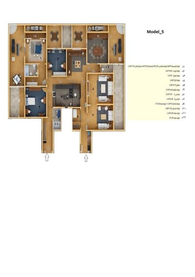 3 Bedroom Apartment for Sale in Wairah, Madina - 19-19-75-2-2 3 Bedroom Apartment for Sale in Wairah, Madina - 19-19-75-2-2