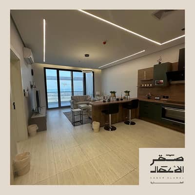 2 Bedroom Flat for Rent in Al Bahar, Al Khobar - A sea-view furnished suite consisting of two rooms