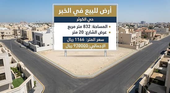 Residential Land for Sale in Al Kawthar, Al Khobar - Residential Land For Sale in Al Kawthar, Al Khobar