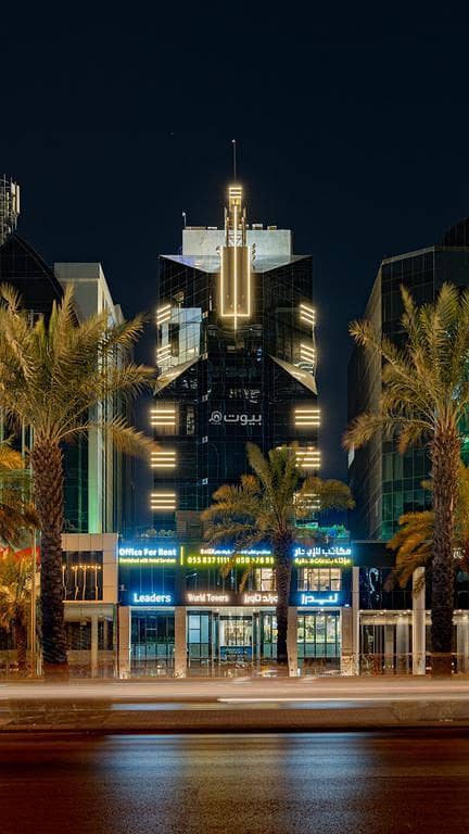 Office for rent in Al Olaya, north Riyadh Office for rent in Al Olaya, north Riyadh