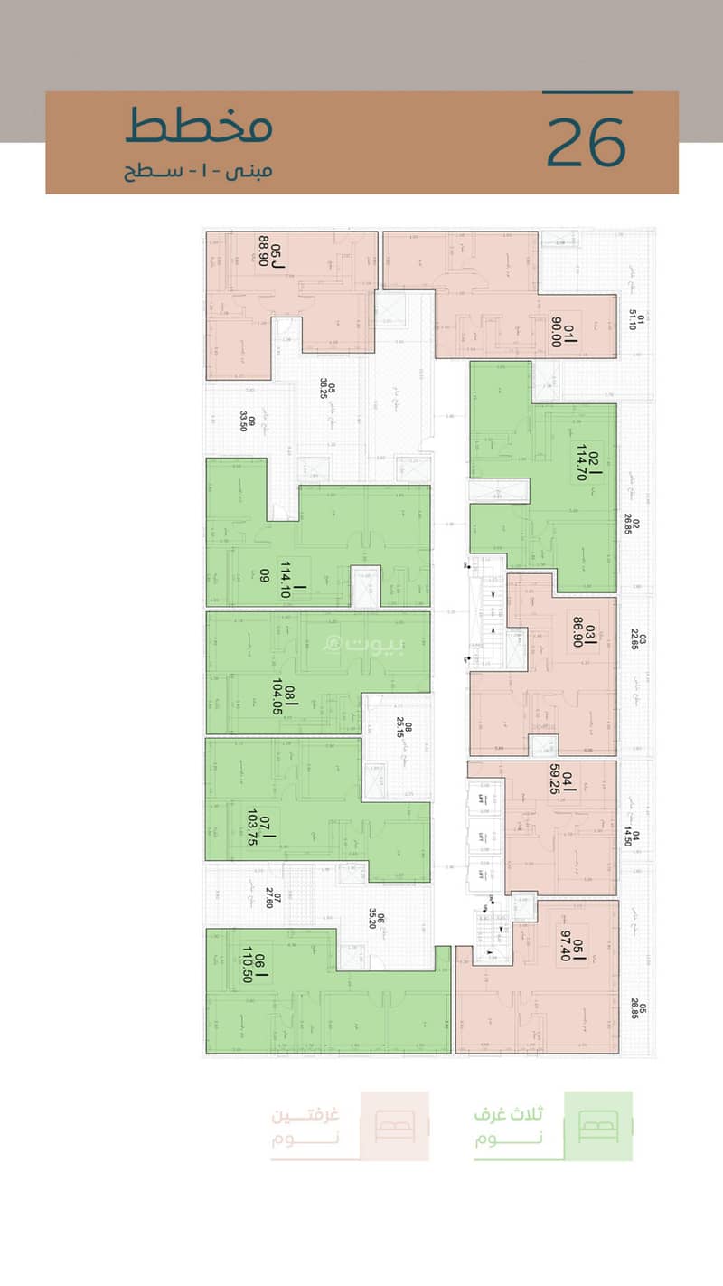 3 Bedroom Apartments For Sale in Building I Gardenia 2, Al Khobar 3 Bedroom Apartments For Sale in Building I Gardenia 2, Al Khobar