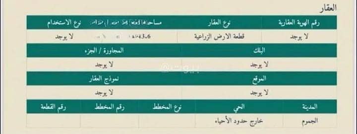 Land for Sale in Umm Hashim Western Region Land for Sale in Umm Hashim Western Region