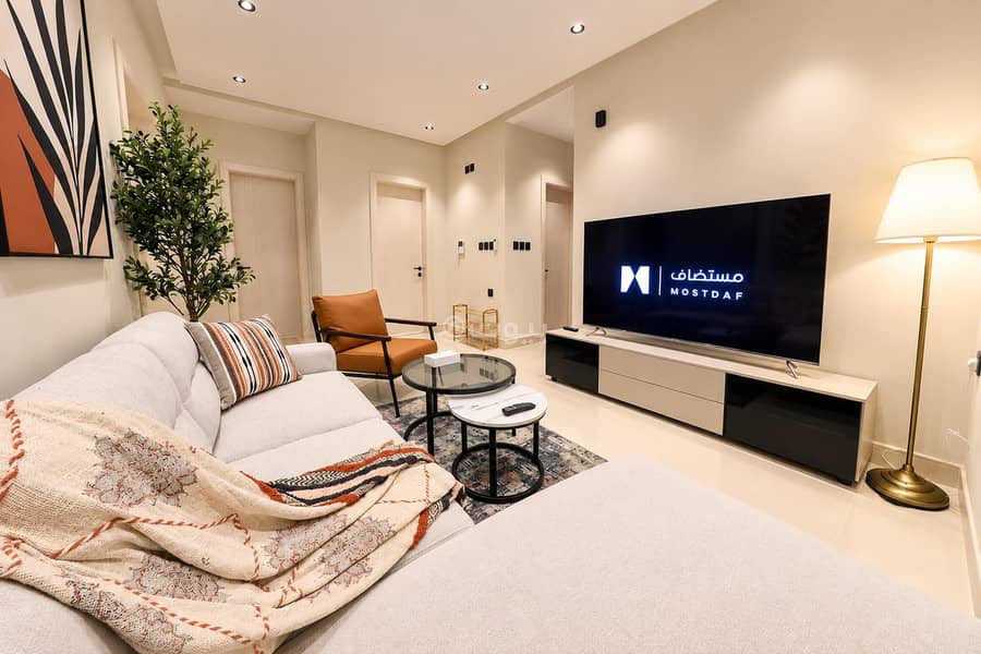 Luxurious furnished apartment, two bedrooms and a living room | 70-inch television | stylish design | long-term contract with monthly payments | Al-Salama District – Jeddah Luxurious furnished apartment, two bedrooms and a living room | 70-inch television | stylish design | long-term contract with monthly payments | Al-Salama District – Jeddah
