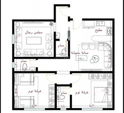 3 Bedroom Flat for Sale in Central Jeddah, Jeddah - Apartment For Sale in Al Faisaliyah, Jeddah