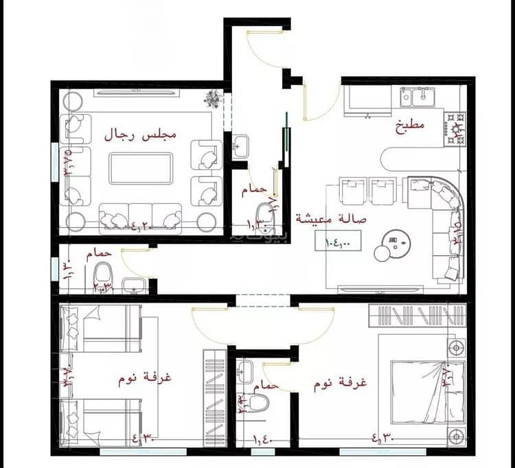 Apartment For Sale in Al Faisaliyah, Jeddah Apartment For Sale in Al Faisaliyah, Jeddah
