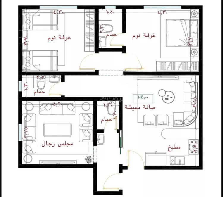 Apartment For Sale in Al Faisaliyah, Jeddah Apartment For Sale in Al Faisaliyah, Jeddah