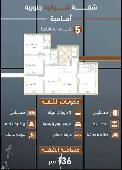 فلیٹ 5 غرف نوم للبيع في شمال جدة، جدة - شقة 5 غرف حي السلامة2 فلیٹ 5 غرف نوم للبيع في شمال جدة، جدة - شقة 5 غرف حي السلامة2