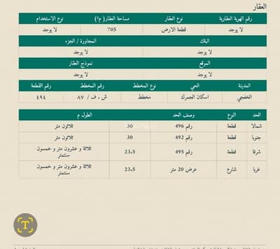 Residential Land for Sale in Plan 87, Khafji - Residential plot in Plan 87 Residential Land for Sale in Plan 87, Khafji - Residential plot in Plan 87