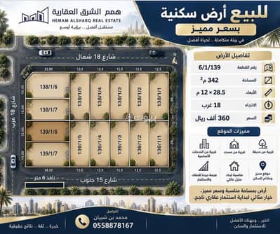 Residential Land for Sale in Al Lulu, Al Khobar - For sale: the cheapest land in Al Khobar Residential Land for Sale in Al Lulu, Al Khobar - For sale: the cheapest land in Al Khobar