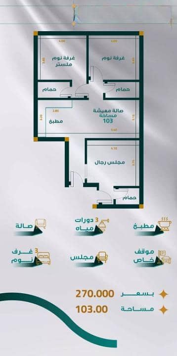 3 Bedroom Apartment for Sale in North Jeddah, Jeddah - Apartment for Sale in Al Mraikh, North Jeddah 3 Bedroom Apartment for Sale in North Jeddah, Jeddah - Apartment for Sale in Al Mraikh, North Jeddah