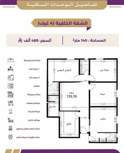 4 Bedroom Flat for Sale in North Jeddah, Jeddah - Apartment for Sale in Al Nuzhah, North Jeddah 4 Bedroom Flat for Sale in North Jeddah, Jeddah - Apartment for Sale in Al Nuzhah, North Jeddah