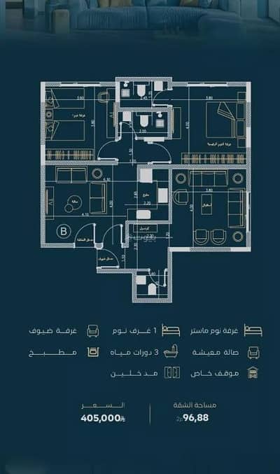 3 Bedroom Apartment for Sale in Central Jeddah, Jeddah - Apartment for Sale in Al Faisaliyah, Central Jeddah 3 Bedroom Apartment for Sale in Central Jeddah, Jeddah - Apartment for Sale in Al Faisaliyah, Central Jeddah