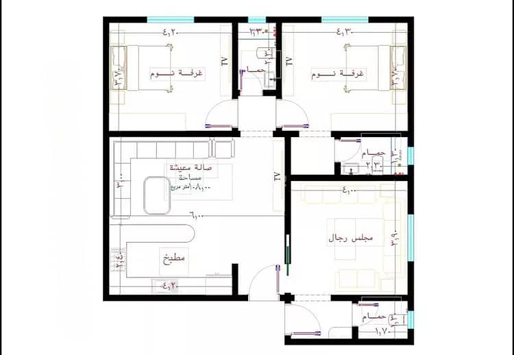 Apartment For Sale in Al Nuzhah, Jeddah Apartment For Sale in Al Nuzhah, Jeddah
