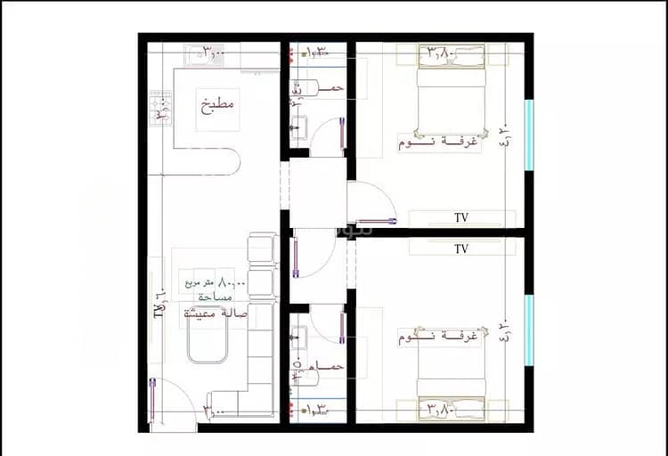 Apartment For Sale in Al Nuzhah, Jeddah Apartment For Sale in Al Nuzhah, Jeddah