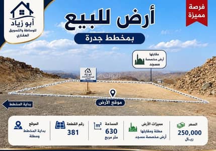 Residential Land for Sale in Al Wahah, Al Bahah - Residential land for sale in the Jadeerah plan Residential Land for Sale in Al Wahah, Al Bahah - Residential land for sale in the Jadeerah plan