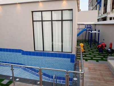 1 Bedroom Chalet for Rent in Al Urobah, Dammam - One-bedroom chalet with a private pool
