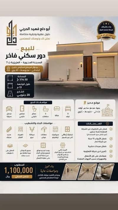5 Bedroom Floor for Sale in Al Aziziyah, Madina - Floor For Sale in Al Aziziyah, Madina 5 Bedroom Floor for Sale in Al Aziziyah, Madina - Floor For Sale in Al Aziziyah, Madina
