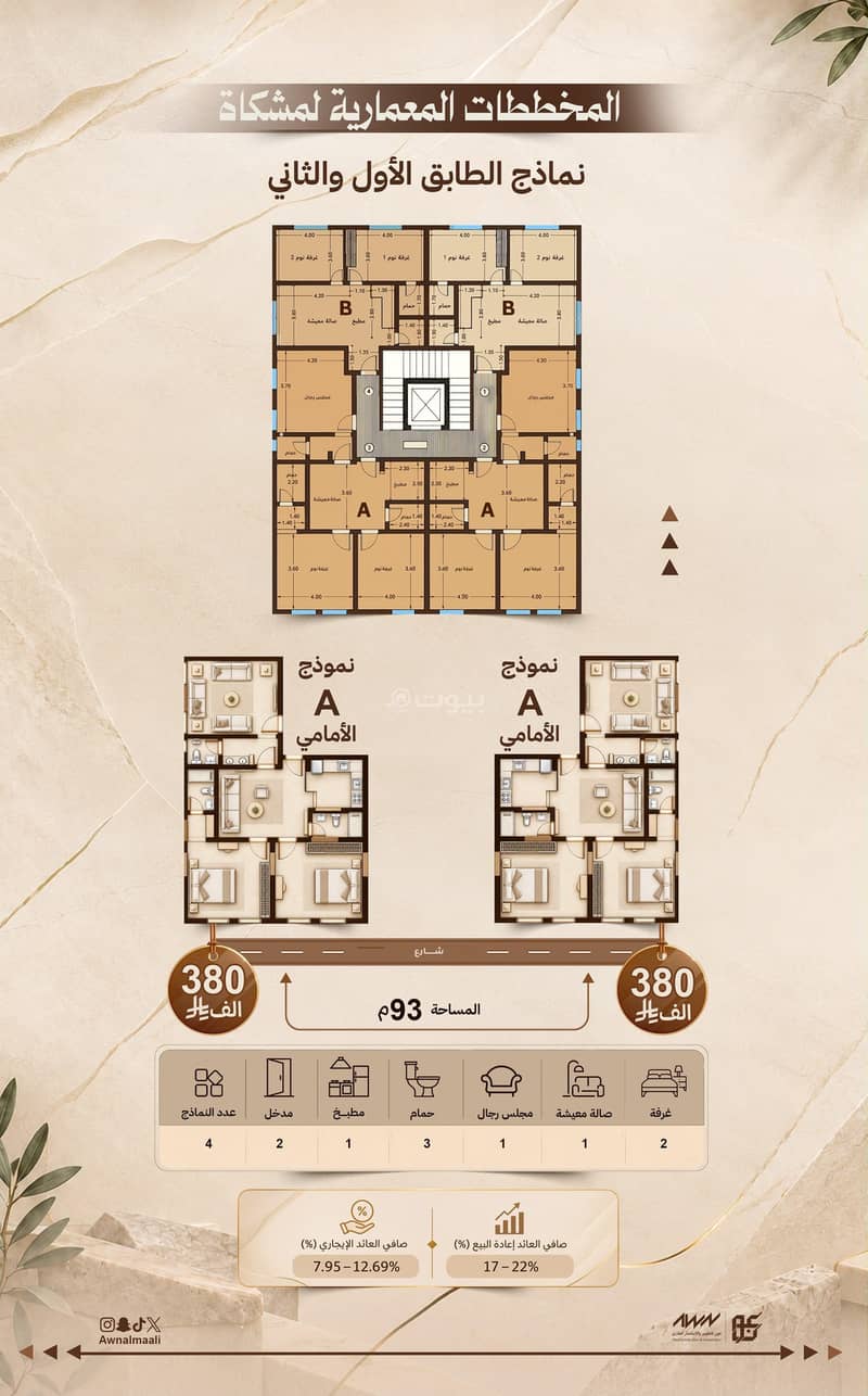 Two-bedroom apartment at an ideal price in Al-Bawadi neighborhood Two-bedroom apartment at an ideal price in Al-Bawadi neighborhood