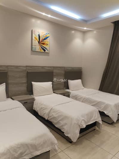 2 Bedroom Flat for Rent in Rahba District, Taif - Two Room lounge kitchen with king size bed and two single beds Unit # 7