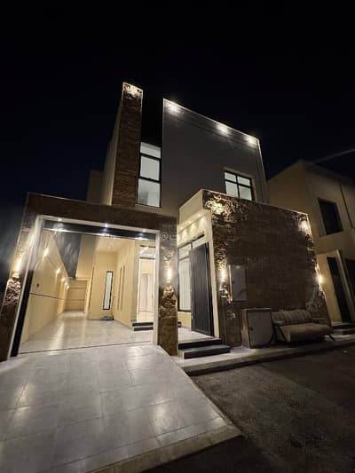 3 Bedroom Villa for Sale in East Riyadh, Riyadh - A villa with an internal staircase and a duplex in Al-Rimal Al-Waha neighborhood