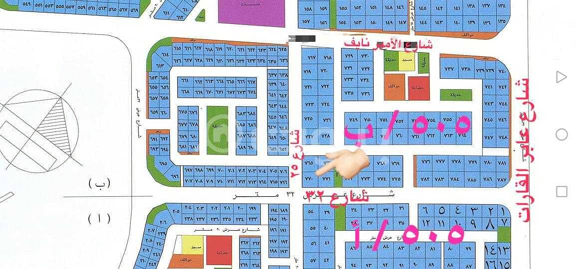 Commercial land for sale 900 sqm in Obhur Al Shamaliyah, North of Jeddah