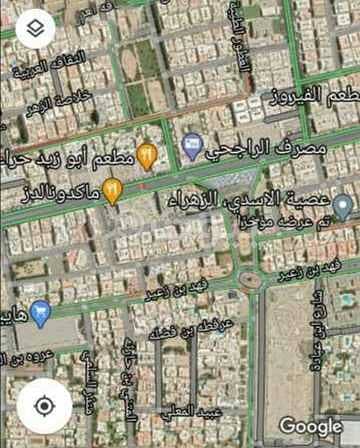 Land for sale in Al Zahraa, North Jeddah | 670 sqm