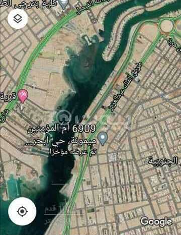 Land for sale in Obhur Al Janoubiyah, North Jeddah | 13500 sqm